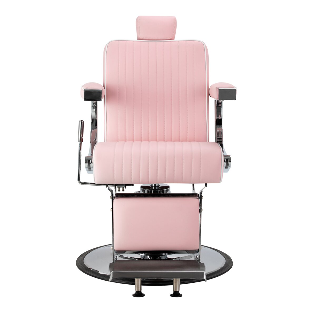 Barber chair Gabbiano Visionerio Pink and Chrome 3