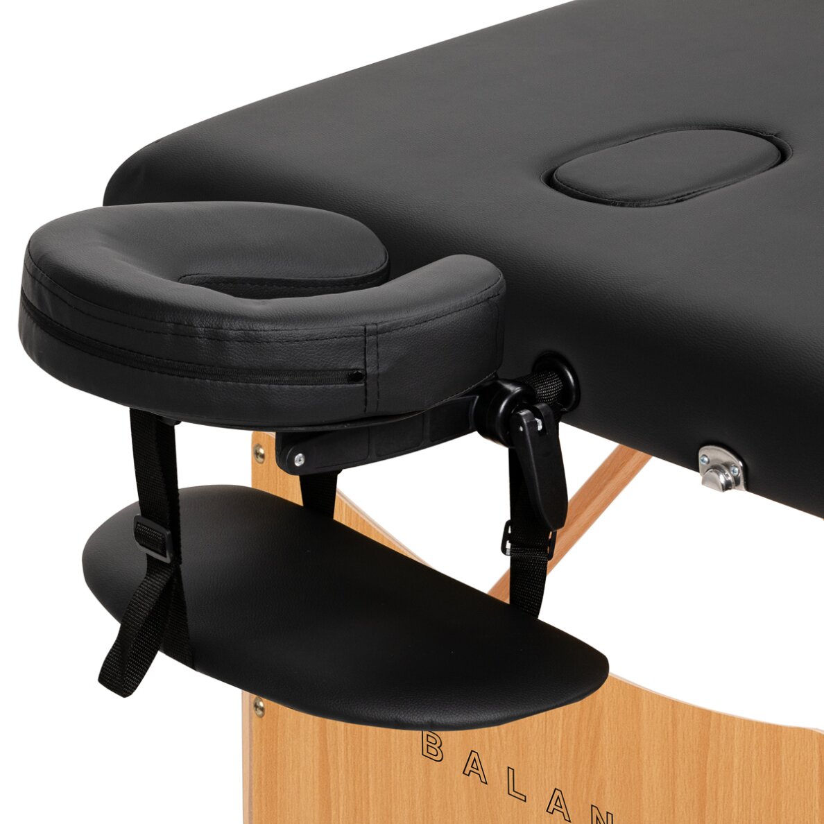 Folding wooden massage table BALANCE 2 Black 2 Folding wooden massage table BALANCE 2 Black 2