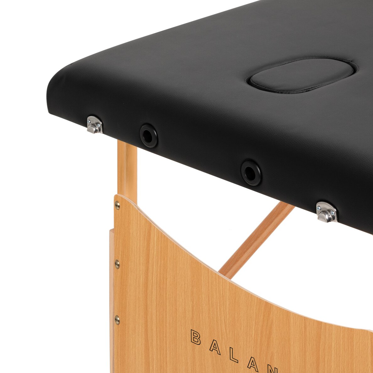 Folding wooden massage table BALANCE 2 Black 3