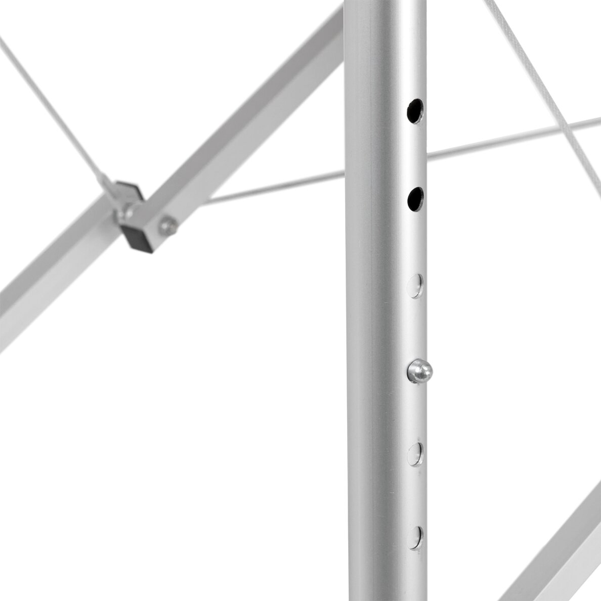 Sulankstomas aliuminis masažo stalas BALANCE 3 White 12