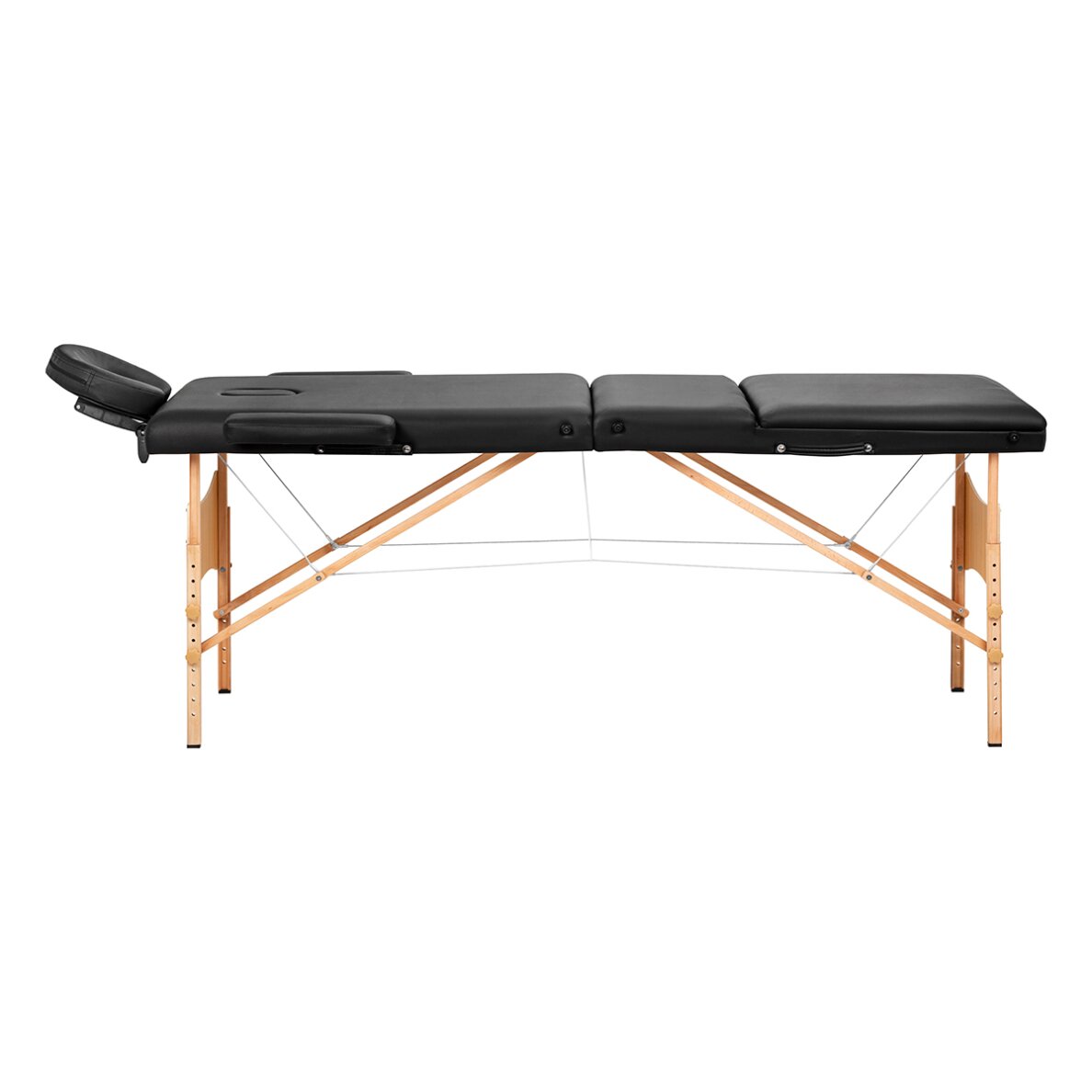 Folding wooden massage table BALANCE 3 Black 190x70 1 Folding wooden massage table BALANCE 3 Black 190x70 1