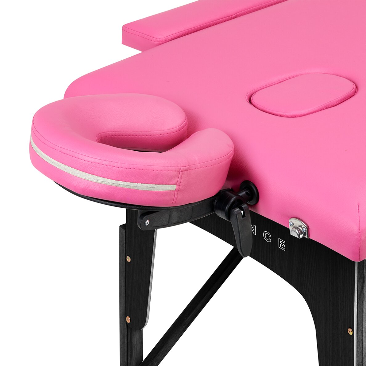 Folding wooden massage table BALANCE 2 Pink and Black 3 Folding wooden massage table BALANCE 2 Pink and Black 3