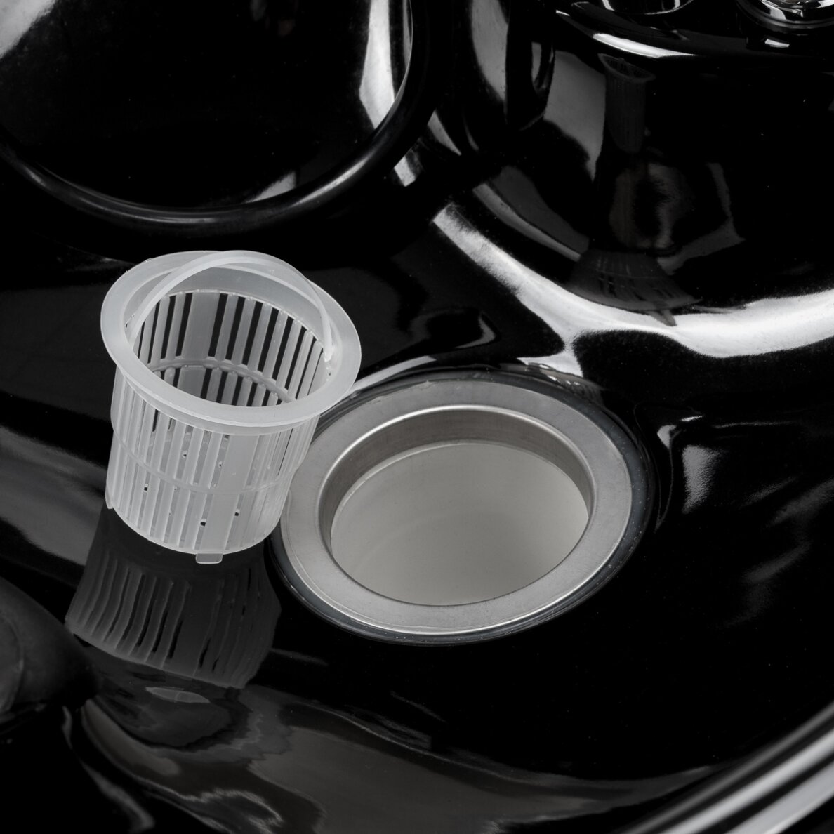 Kirpyklos plautuvė Hair System Komodo black 8