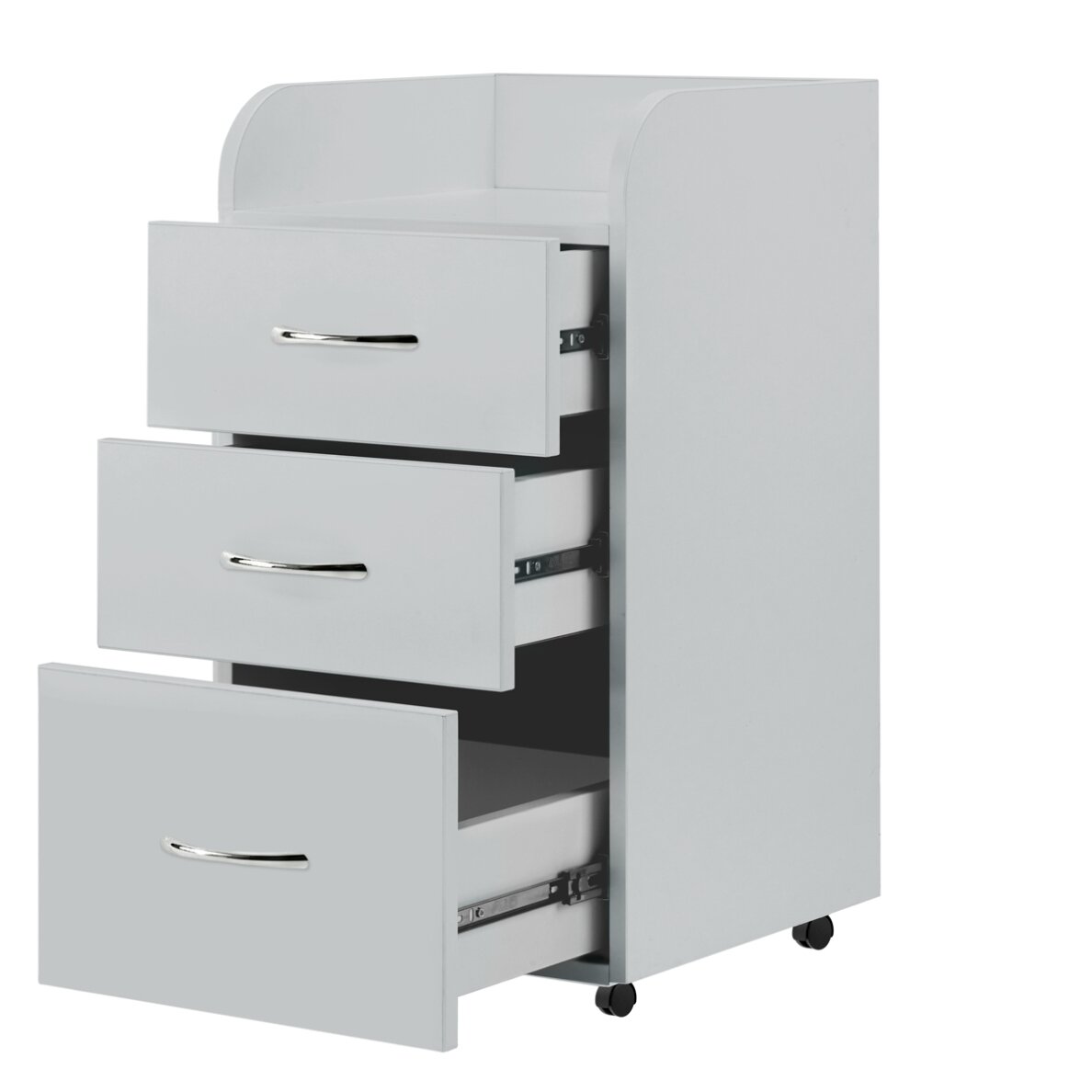 Косметическая тележка с ящиками Activeshop Combi Grey 1