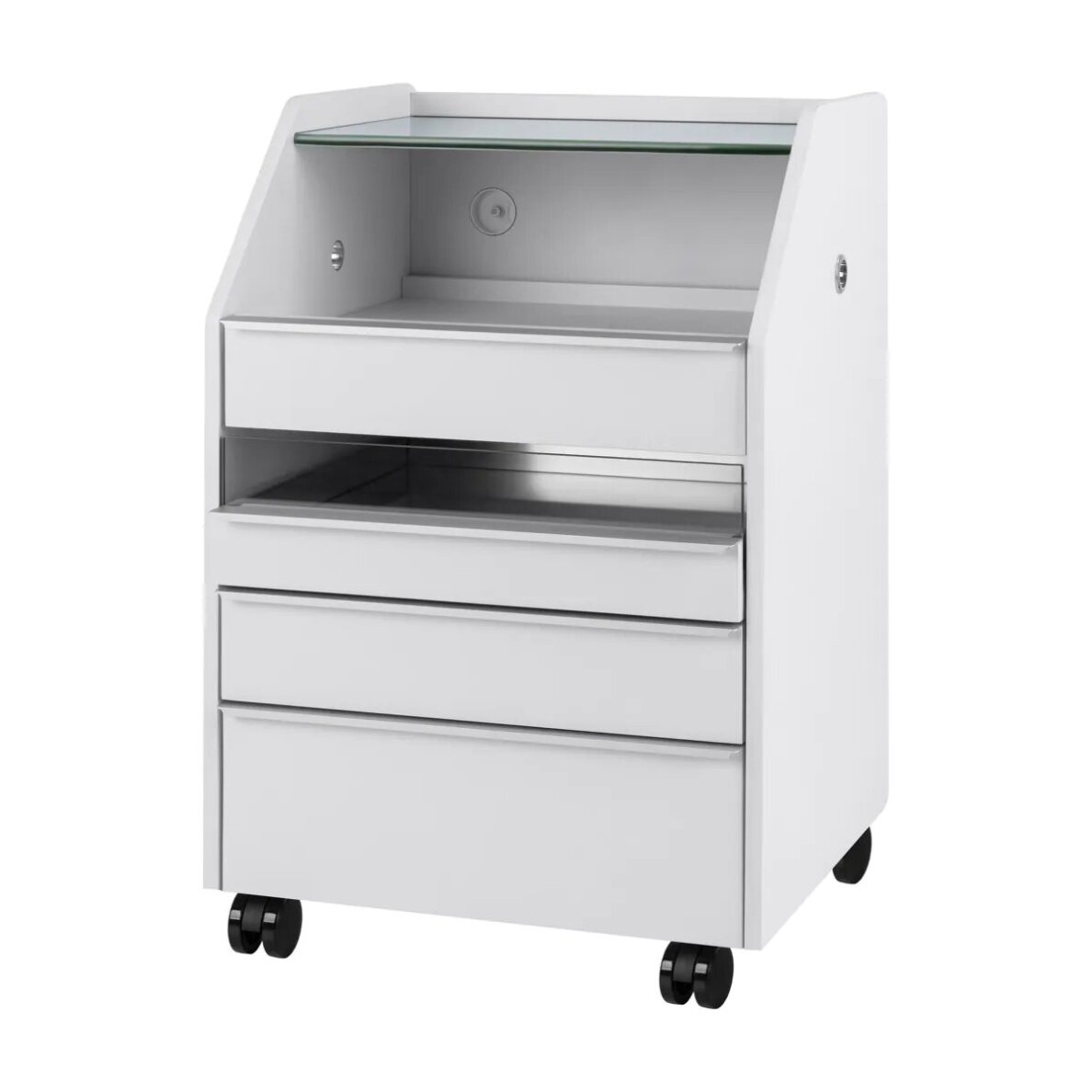 Косметическая тележка 984 Белая