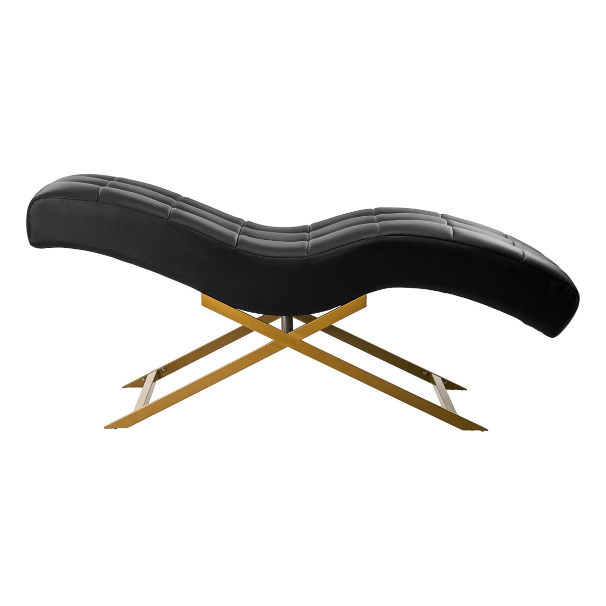 Wimpernverlängerungs-Kosmetikstuhl Sillon Alba, schwarz und gold 3 Wimpernverlängerungs-Kosmetikstuhl Sillon Alba, schwarz und gold 3