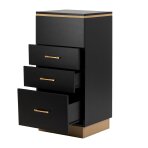 Juuksurilaud Gabbiano 2027BG must ja kuldne