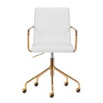 Biroja krēsls ar riteņiem QS-OF211G Gold Cream Grey