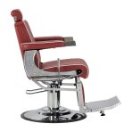 Kirpyklos barberio kėdė Gabbiano Visionerio Red and Chrome