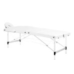Sulankstomas aliuminis masažo stalas BALANCE 3 White