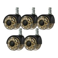 Riteņu komplekts amatnieka krēslam Roll Speed Duo, 5 gab. Riteņu komplekts amatnieka krēslam Roll Speed Duo, 5 gab.