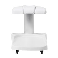 Подставка для ног для педикюра с тележкой Azzurro White