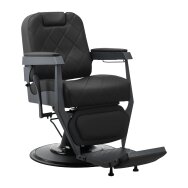 Парикмахерское кресло Gabbiano Barber Chair Bruno With Graphite, Black