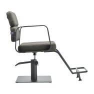 Barber chair Gabbiano Porto Gray