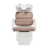 Barber Waschbecken Gabbiano Porto Weiß und Beige