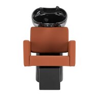 Barbershop sink Gabbiano Vitoria Brown