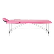 Klappbarer Massagetisch aus Aluminium BALANCE 2 Pink