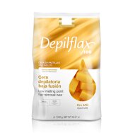 Elastne madala sulamistemperatuuriga depilatsioonivaha Depilflax 100 Oro 5AB Gold 1000 g