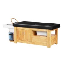 Plaukų plovimo gultas su Head SPA funkcija Gabbiano Bali Black Plaukų plovimo gultas su Head SPA funkcija Gabbiano Bali Black