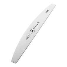 Vaihdettavat puolikuun muotoiset viilapaperit metallipohjalla Ocho Nails 100 (10 kpl)
