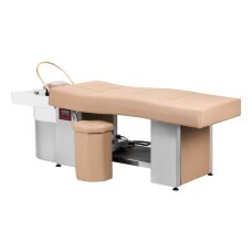 Hair washing bed with Head SPA function Gabbiano 017 Premium Beige