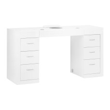 Kosmētiskā manikīra galds ar integrētu putekļu savācēju 324 Balts Kosmētiskā manikīra galds ar integrētu putekļu savācēju 324 Balts