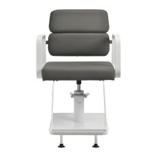 Barber chair Gabbiano Porto White and Gray