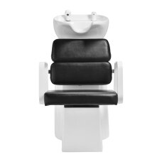 Barber sink Gabbiano Porto White and Black