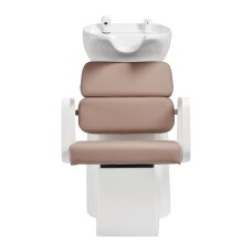 Barber sink Gabbiano Porto White and Beige