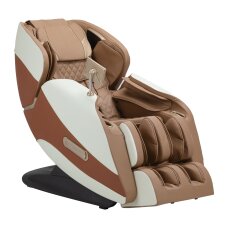 Masāžas krēsls Sakura Luxury 808 balts un bēšs