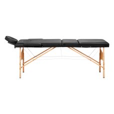 Folding wooden massage table BALANCE 3 Black Folding wooden massage table BALANCE 3 Black
