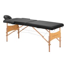 Folding wooden massage table BALANCE 2 Black 190x70 Folding wooden massage table BALANCE 2 Black 190x70