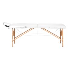 Folding wooden massage table BALANCE 2 190x70 White Folding wooden massage table BALANCE 2 190x70 White