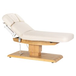 Косметическая SPA-кровать Sillon Relax кремового и коричневого цвета Косметическая SPA-кровать Sillon Relax кремового и коричневого цвета