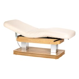 Косметическая SPA-кровать Sillon Comfort кремового и коричневого цвета Косметическая SPA-кровать Sillon Comfort кремового и коричневого цвета