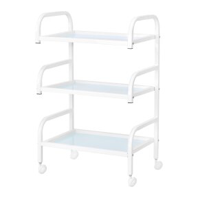 Kosmetologinis vežimėlis Basic 122 White