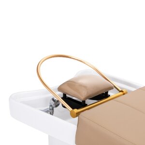 Кровать для мытья волос с функцией Head SPA, цвет Gabbiano 017B, бежевый. 5