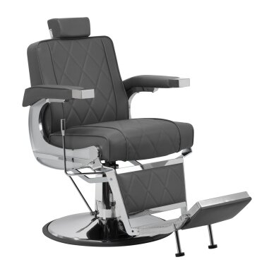 Krzesło barberski Professional Barber Chair Hair System 88066 Grey