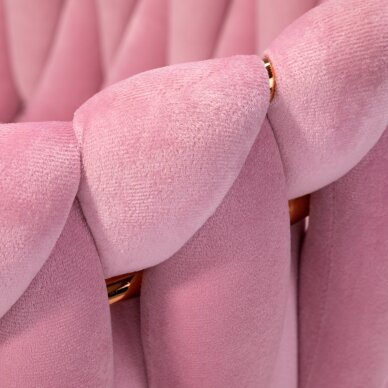 Krzesło 4Rico QS-GW06G Velvet Pink 6 Krzesło 4Rico QS-GW06G Velvet Pink 6