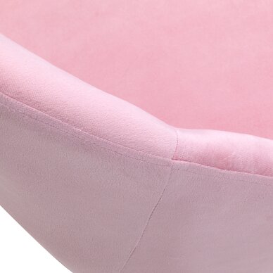 Office chair with wheels 4Rico QS-MF18G Velvet Pink 4 Office chair with wheels 4Rico QS-MF18G Velvet Pink 4
