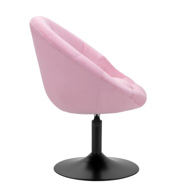 Fotel obrotowy 4Rico QS-BL12B Velvet Pink 2
