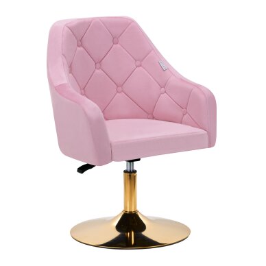 Drehsessel 4Rico QS-BL14G Velvet Pink