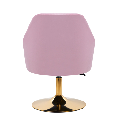 Pasukamas fotelis 4Rico QS-BL14G Velvet Pink 3