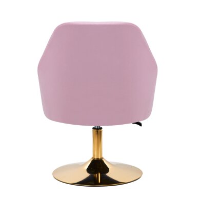 Kääntyvä nojatuoli 4Rico QS-BL14G Velvet Pink 3