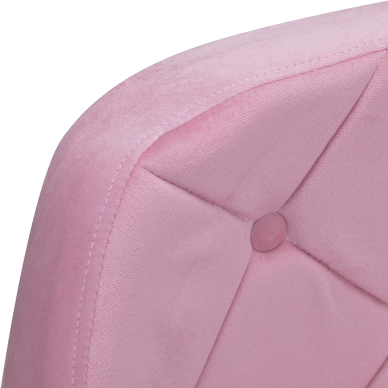 Fotel obrotowy 4Rico QS-BL14G Velvet Pink 4
