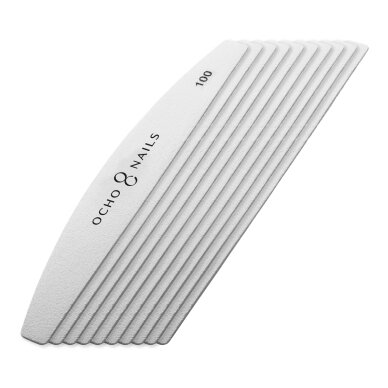 Keičiami pusmėnulio formos dildės popierėliai su metaliniu pagrindu Ocho Nails 100 (10 vnt.) 2 Keičiami pusmėnulio formos dildės popierėliai su metaliniu pagrindu Ocho Nails 100 (10 vnt.) 2
