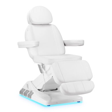 Cosmetology chair Sillon Luxury Electric 3 Motors Foot Control White Cosmetology chair Sillon Luxury Electric 3 Motors Foot Control White