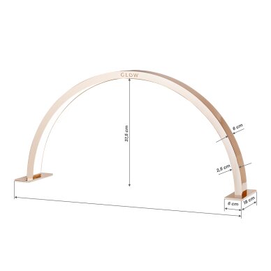Kosmetische LED-Lampe für die Maniküre Glow Arche II Gold 8