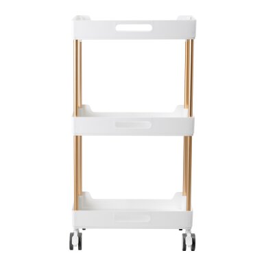 Kosmetologinis vežimėlis 127 White 3