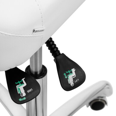 Podologinė meistro kėdutė Giovanni 1005 White 6 Podologinė meistro kėdutė Giovanni 1005 White 6